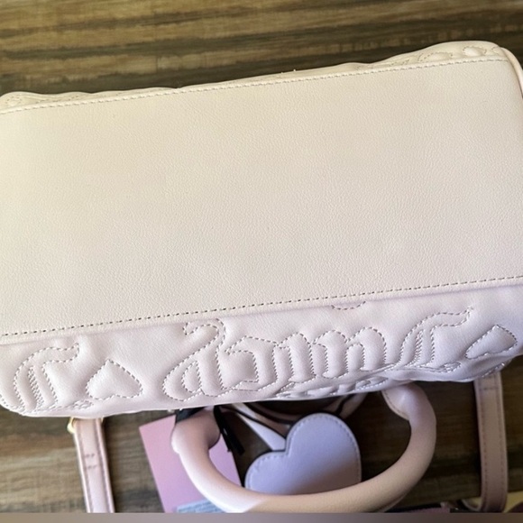 JUICY COUTURE FAME SATCHEL IN PINK NEW WITH TAGS BLUSH QUILTED JUICY - Picture 5 of 7